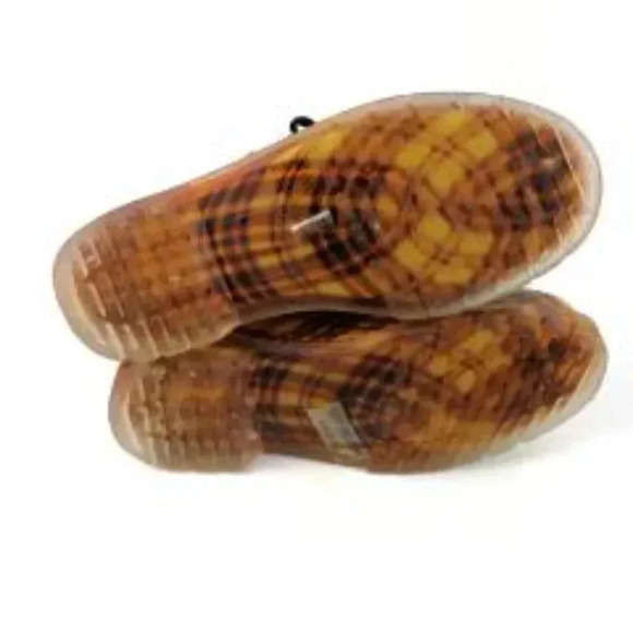 Henry Ferrera Womans Rain Rubber Boots Tartan Sz 10 Womans New York 💙 - Picture 4 of 7